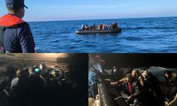 İzmir açıklarından 324 göçmen karaya çıkartıldı