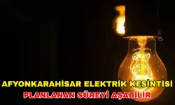 22 Şubat 2024 Afyon'da yaşayanlar dikkat! Elektrik kesintisi işlerinizi aksatabilir -Afyonkarahisar Elektrik kesintisi