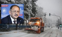 Bakan Özhaseki'den kar yağışı alarmı