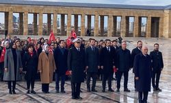 Cumhur İttifakı Ankara Büyükşehir Belediyesi Adayı Altınok'tan Anıtkabir’e ziyaret