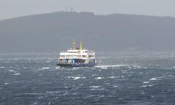 Kuzey Ege'de fırtına: Bazı feribot seferleri iptal edildi!