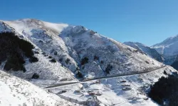 Trabzon Altındere Vadisi karla kaplandı