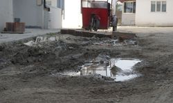 Edirne'de yağmur yağmur duası değil, asfalt ve su borusu duası yapılıyor