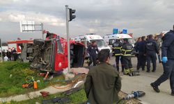 Tekirdağ'da TIR, yolcu minibüsüne çarptı: 5 ölü, 10 yaralı