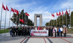 Gaziemirli gençler büyük zaferin 109'uncu yılında Çanakkale'de
