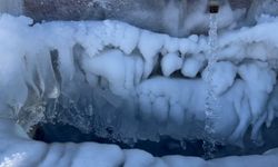 Kars'ta dondurucu soğuklar etkili oldu
