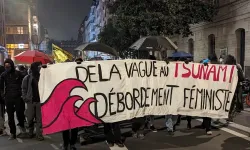 Paris'te 8 Mart gösterisine polis müdahalesi