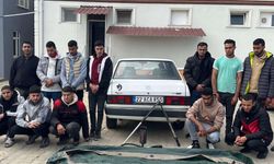 Yunanistan’a bot ile geçmeye çalışan 15 düzensiz göçmen yakalandı
