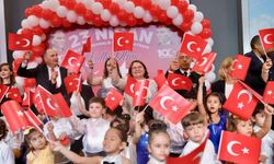 Aydın'da Didim Belediye kreşindeki çocuklardan erken 23 Nisan kutlaması