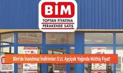 Bim’de İnanılmaz İndirimler: 5 Lt. Ayçiçek Yağında Müthiş Fiyat!