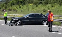 Milli Eğitim Bakanı Yusuf Tekin’in aracı Bolu’da trafik kazası geçirdi!