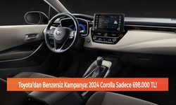 Toyota’dan Benzersiz Kampanya: 2024 Corolla Sadece 698.000 TL!