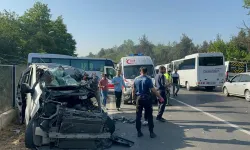 Tekirdağ’ın Çorlu ilçesinde trafik kazası: 2 ölü 9 yaralı