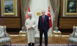 Erdoğan, Diyanet İşleri Başkanı Erbaş’ı kabul etti