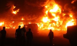 Erbil kentinde büyük yangın: Petrol rafinerisi alevlere teslim oldu!