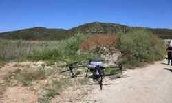 Efes Selçuk’ta sivrisinekle mücadelede drone ile ilaçlama dönemi