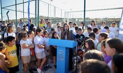 Çeşme Ildırı'da Çocuk Oyun Alanı ve Spor Kompleksi açıldı