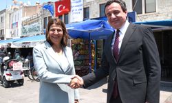 Kosova Başbakanı Albin Kurti, Foça Belediyesi'ne ziyarette bulundu