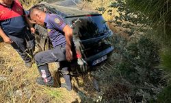 Aydın'da otomobil şarampole devrildi: 3 kişi yaralandı!