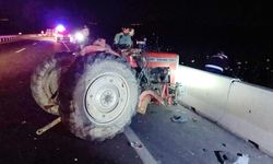 Manisa’da kamyon ile traktörün çarpıştığı kazada 1 kişi öldü!