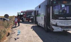 Tekirdağ'da korkutan kaza: Minibüs ve otomobil çarpıştı, 4 yaralı