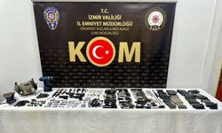 İzmir'de kaçak silah imalathanesine operasyon düzenlendi