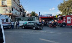 Esenyurt'ta minibüsün freni patladı: Ortalık savaş alanına döndü!