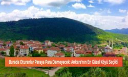 Burada Oturanlar Paraya Para Demeyecek: Ankara'nın En Güzel Köyü Seçildi