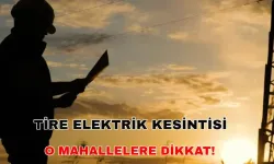 8 Eylül Tire elektrik kesintisi akşam saatlerine kadar devam edecek... -Gediz Elektrik kesintisi