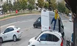 Kayseri'de hamile kadın 3. kattan aracın üzerine düştü!