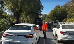 İzmir'de Yeşildere Caddesi'nde trafik kazası!