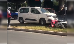 İzmir'de yol verme tartışmasında öfkelenen sürücü bilinçli olarak motora çarptı