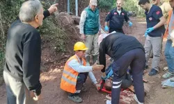 Osmangazi'de yüksekten düşen işçi ağır yaralandı