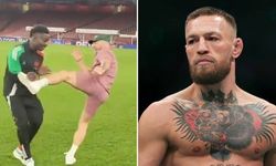 UFC şampiyonu McGregor, Arsenal'in yıldız oyuncusuna tekme attı