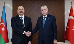 Cumhurbaşkanı Erdoğan, Azerbaycan Cumhurbaşkanı Aliyev ile Bişkek'te görüştü