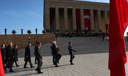 Devlet erkanı Anıtkabir'de