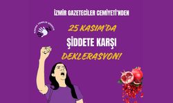 İzmir Gazeteciler Cemiyeti'nden şiddete karşı deklarasyon