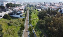 Güzelbahçe'de yürüyüş ve bisiklet yolu için ilk çalışma başladı