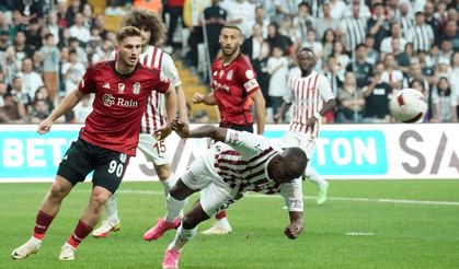 Siyah beyazlı ekip Hatayspor engeline takıldı: Beşiktaş: 2 - Hatayspor: 2