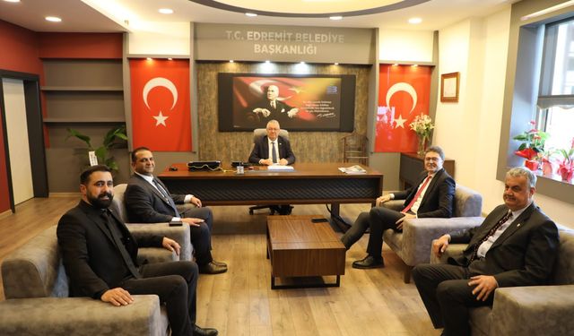 CHP'li Ayketin'den Başkan Ertaş'a ziyaret