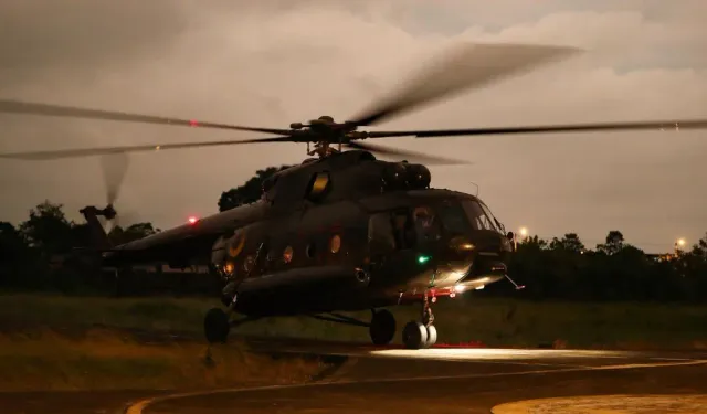 Ekvador'da askeri helikopter düştü: 8 kişi hayatını kaybetti