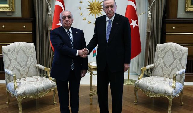 Erdoğan, Azerbaycan Başbakanı Asodov’u kabul etti