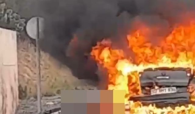 Korkunç kaza: Otomobil takla attı, Polonyalı çift yangında can verdi