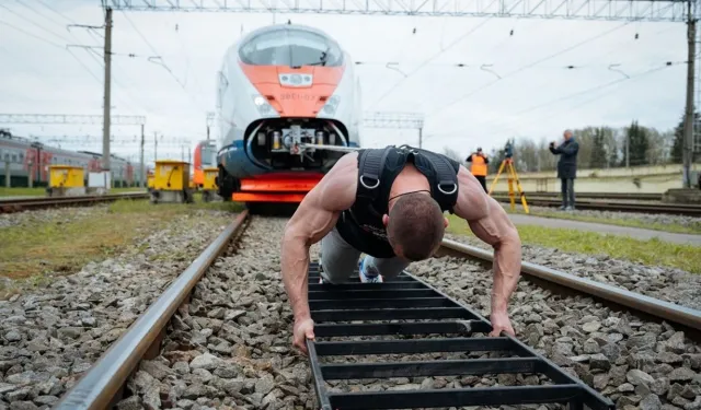 Rus Atlet Denis Vovk kimdir? Denis Vovk 50 ton ağırlığındaki treni kaç saniyede çekti?