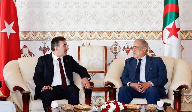 Cumhurbaşkanı Yardımcısı Yılmaz, Cezayir Başbakanı Arbavi ile görüştü