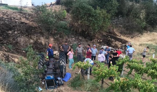 Denizli'de traktör faciası: Karı koca hayatını kaybetti