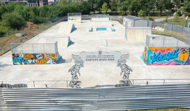 Kocaeli'nin yeni skate parkı: Kaykaycılar oraya akın ediyor!