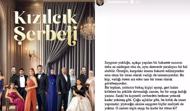 Kızılcık Şerbeti yeni sezon afişine tepki! O oyuncu küplere bindi