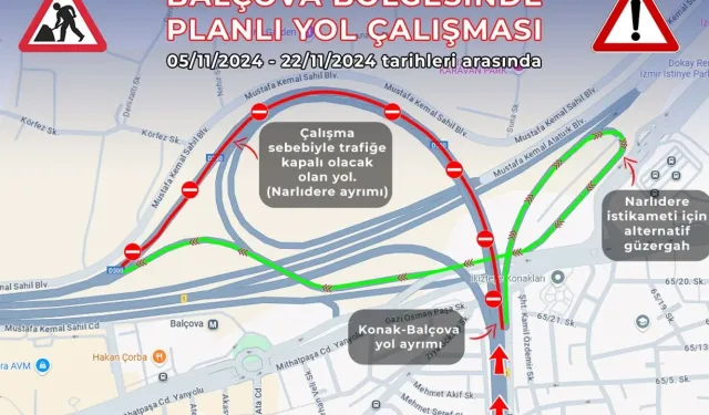 ESHOT duyurdu: Balçova'da o yol trafiğe kapatıldı!