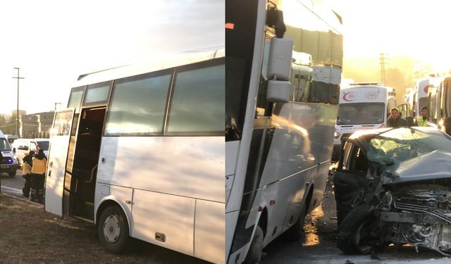 Tekirdağ Son Dakika! Otomobil servisle çarpıştı: 1 ölü çok sayıda yaralı